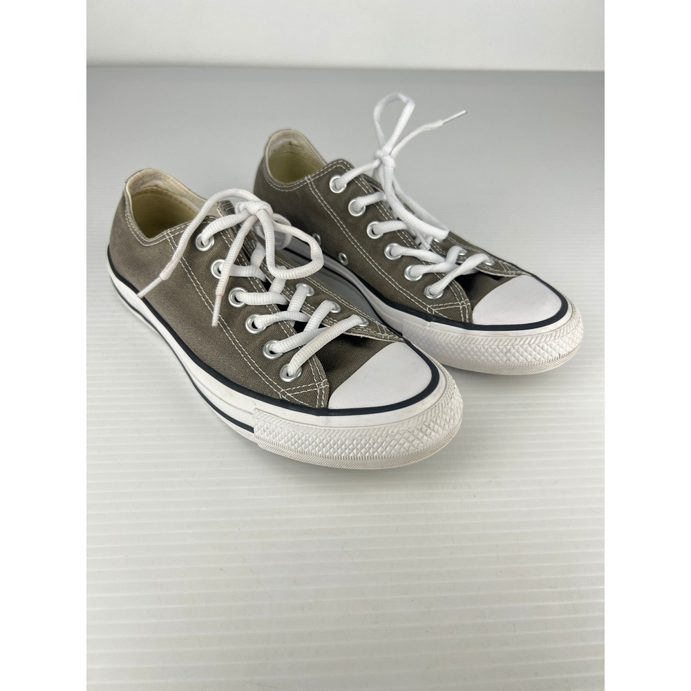 Converse Chuck Taylor All Star Ox‎ Charcoal Grey Low Top Sneakers 1J794C  W7.5